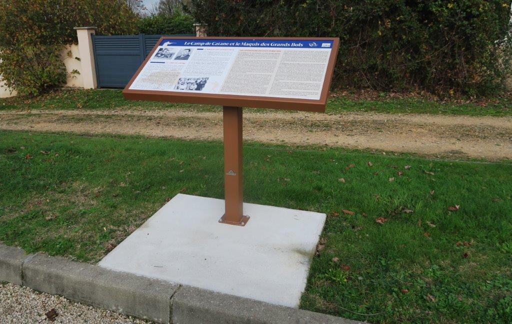 Panneau mémoriel Camp de Catane